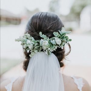 Mommy and me floral hair piece
